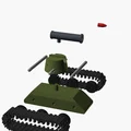 Tank Shooter — Mô hình xe tăng trưng bày nhỏ gọn, in liền khối - Thumbnail 7