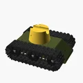 Tank Shooter — Mô hình xe tăng trưng bày nhỏ gọn, in liền khối - Thumbnail 8