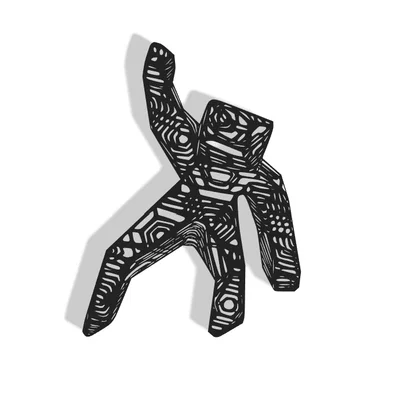 Mô hình trang trí tường Rocky trong Project Hail Mary in 3D đẹp