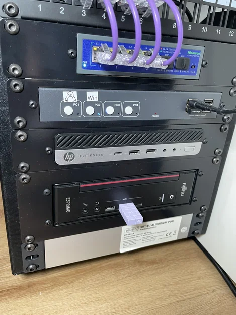 Server Faceplate Template - Mẫu thiết kế mặt nạ tủ rack tùy chỉnh - Image 1