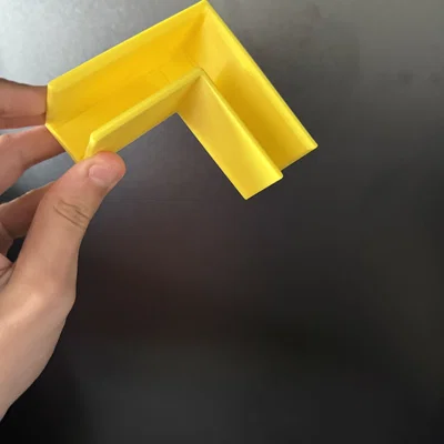 Bộ kẹp cố định góc vuông cho ván gỗ 18mm in 3D