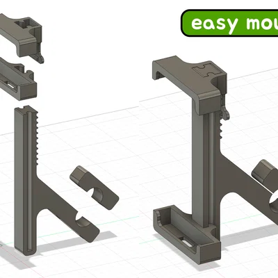 qRig B3 - Giá đỡ điện thoại cho xe máy và xe đạp