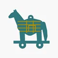 Bông Tai Ngựa Gỗ thành Troy — Charm Ngựa Gỗ Trojan - Thumbnail 1
