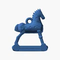 Bông Tai Ngựa Gỗ thành Troy — Charm Ngựa Gỗ Trojan - Thumbnail 5