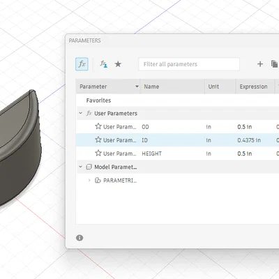 Miếng chặn hành trình lắp nhanh cho xy lanh khí nén (Fusion 360 Parametric)