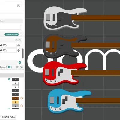 Đàn Fender Squier PJ bass cho minifig LEGO