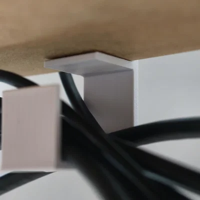 Kẹp treo cáp gọn gàng cho bàn Ikea Lagkapten (In 3D)