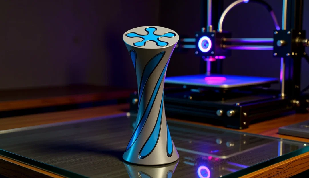 Mô hình fidget hình nón xoắn ốc (spiral-cone-fidget) - Image 1