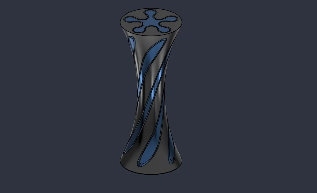 Mô hình fidget hình nón xoắn ốc (spiral-cone-fidget) - Image 2
