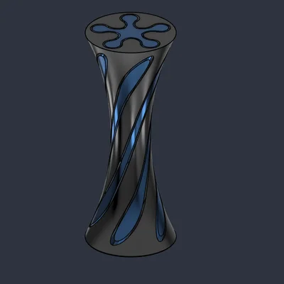 Mô hình fidget hình nón xoắn ốc (spiral-cone-fidget)