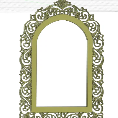 Mẫu khung trang trí cổ điển ARTE&DISIGN GT249 in 3D