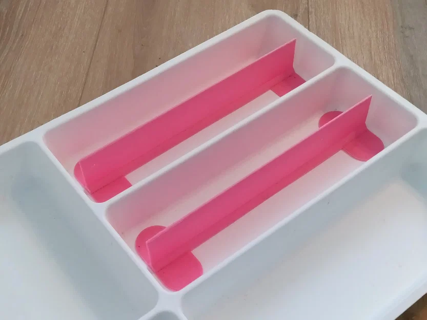 Thanh chia ngăn kéo đựng dao muỗng nĩa IKEA STÖDJA - In nhanh và đơn giản - Image 3