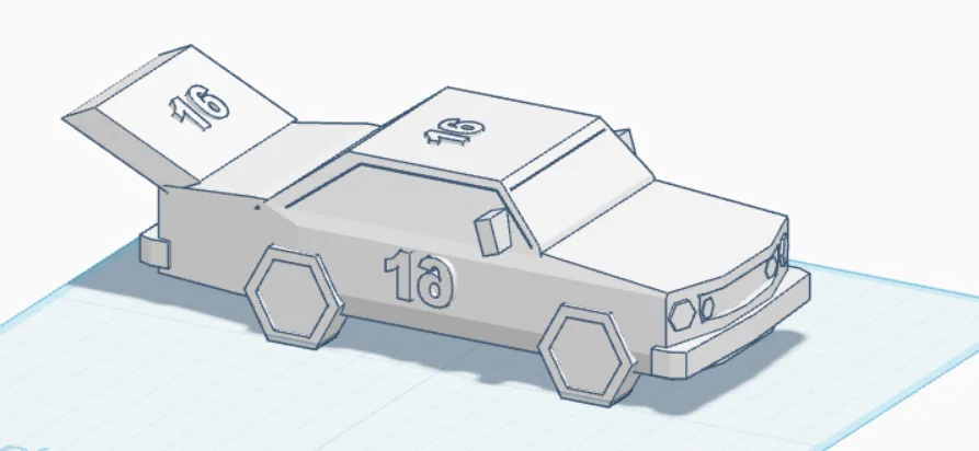 Mô hình xe đua 3D độc đáo - Thiết kế sáng tạo cho người đam mê - Image 1