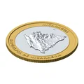 Đồng xu địa hình 3D Nicaragua 85 mm – Token sưu tầm chạm nổi - Thumbnail 1