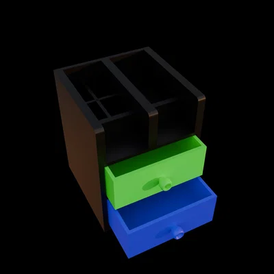 Gavetero Mini: Tủ ngăn kéo đa năng in 3D cho bàn làm việc
