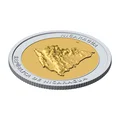 Đồng xu địa hình 3D Nicaragua 85 mm – Token sưu tầm chạm nổi - Thumbnail 4