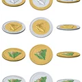 Đồng xu địa hình 3D Nicaragua 85 mm – Token sưu tầm chạm nổi - Thumbnail 6