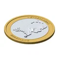 Đồng xu địa hình 3D Hà Lan 85 mm – Token sưu tầm nổi - Thumbnail 1