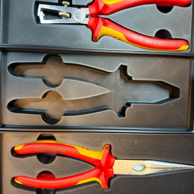 Khay Gridfinity cho kìm Knipex 02 06 180