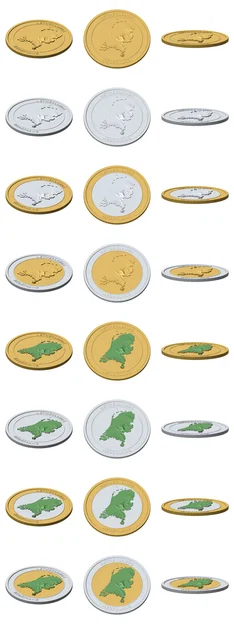 Đồng xu địa hình 3D Hà Lan 85 mm – Token sưu tầm nổi - Image 3