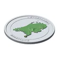 Đồng xu địa hình 3D Hà Lan 85 mm – Token sưu tầm nổi - Thumbnail 5
