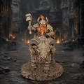 Vhorlath Realms – Tộc Lùn – Ironhorn Ramthane (Mô hình 3D Dark Fantasy STL) - Thumbnail 1