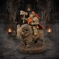 Vhorlath Realms – Tộc Lùn – Ironhorn Ramthane (Mô hình 3D Dark Fantasy STL) - Thumbnail 2