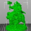 Vhorlath Realms – Tộc Lùn – Ironhorn Ramthane (Mô hình 3D Dark Fantasy STL) - Thumbnail 5