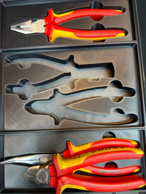Khay Gridfinity cho combo kìm Knipex 11 06 160 & 70 06 160 - Image 2