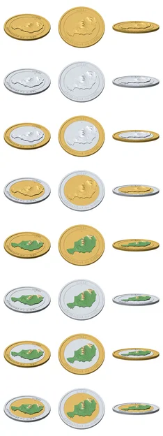 Đồng Xu Địa Hình 3D Niger 85 mm – Mô Hình Sưu Tầm Phù Điêu - Image 3