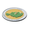 Đồng Xu Địa Hình 3D Niger 85 mm – Mô Hình Sưu Tầm Phù Điêu - Thumbnail 6