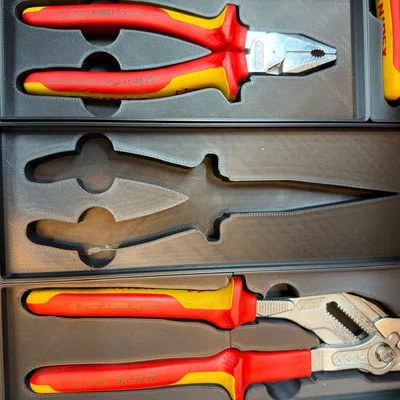 Khay Gridfinity cho kìm mũi dẹp Knipex 26 16 200