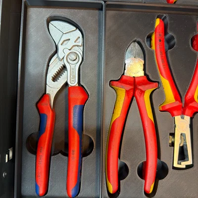 Khay Gridfinity cho kìm Knipex 86 05 130
