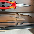 Khay Gridfinity cho Knipex 86 06 250 Pliers Wrench - Thumbnail 2