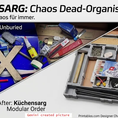 Küchensarg – Hệ thống chia ngăn kéo Module tùy biến linh hoạt