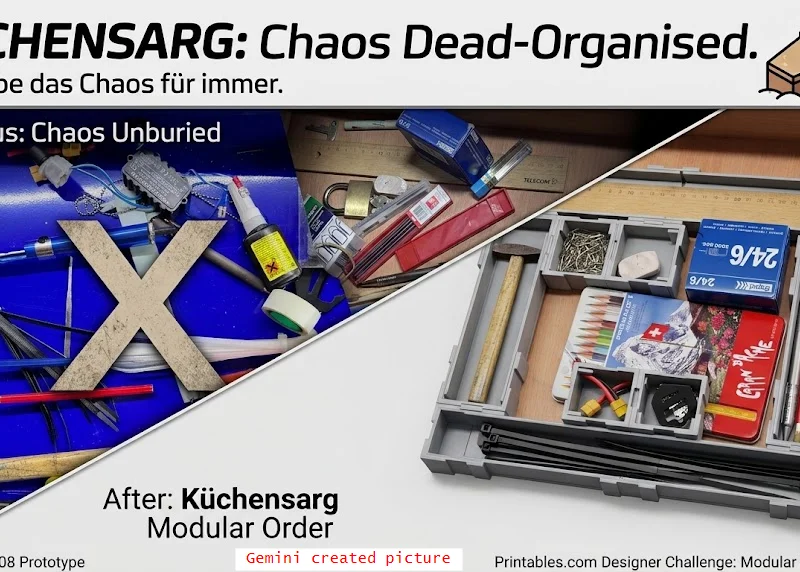 Küchensarg – Hệ thống chia ngăn kéo Module tùy biến linh hoạt