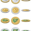 Đồng xu địa hình 3D Nigeria 85 mm – Món quà sưu tầm độc đáo - Thumbnail 3