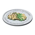 Đồng xu phù điêu địa hình 3D Bắc Macedonia 85 mm – Quà tặng sưu tầm - Thumbnail 4