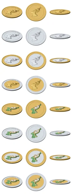 Đồng xu địa hình 3D Bắc Triều Tiên 85 mm – Token sưu tầm phù điêu - Image 6