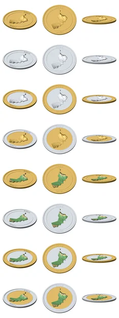 Đồng xu địa hình 3D Oman 85 mm – Quà lưu niệm phù điêu - Image 3