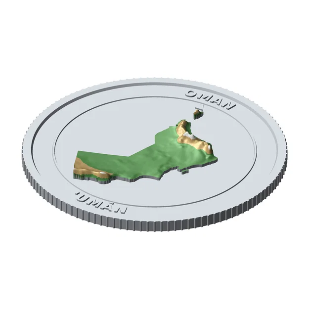 Đồng xu địa hình 3D Oman 85 mm – Quà lưu niệm phù điêu - Image 6