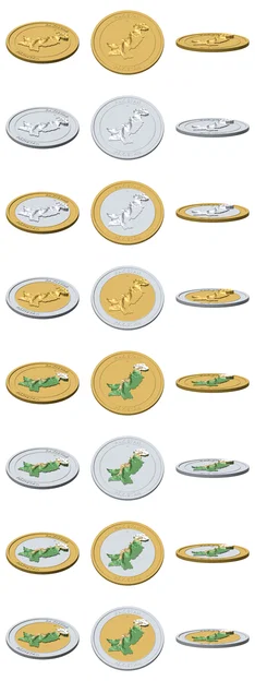Đồng xu sưu tầm địa hình 3D Pakistan 85 mm – Phiên bản phù điêu nổi - Image 6