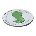 Đồng Xu 3D Địa Hình Paraguay 85 mm – Quà Tặng Sưu Tầm - Thumbnail 5