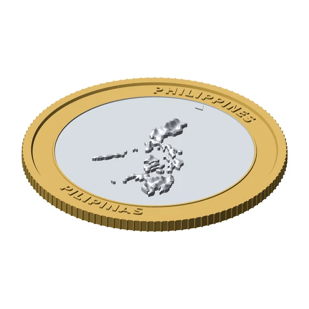 Đồng Xu Địa Hình 3D Philippines 85 mm – Token Sưu Tầm - Image 1