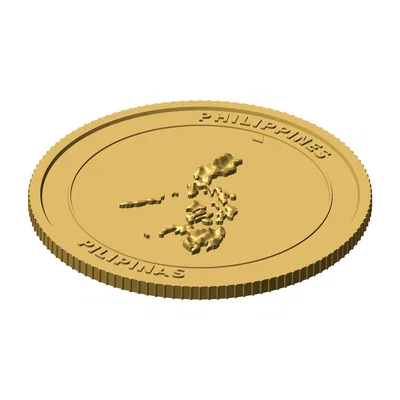 Đồng Xu Địa Hình 3D Philippines 85 mm – Token Sưu Tầm