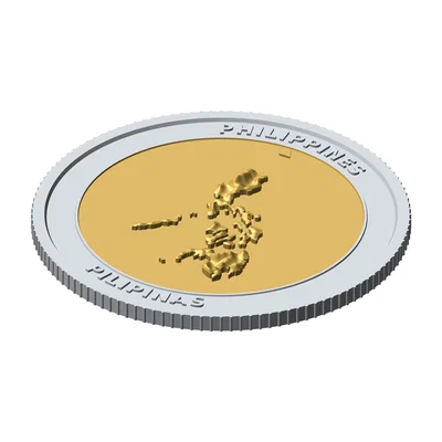 Đồng Xu Địa Hình 3D Philippines 85 mm – Token Sưu Tầm