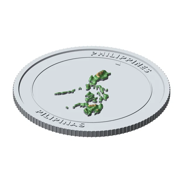 Đồng Xu Địa Hình 3D Philippines 85 mm – Token Sưu Tầm - Image 6
