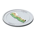 Đồng Xu Địa Hình 3D Nepal 85mm – Quà Tặng Sưu Tầm Phù Điêu - Thumbnail 6