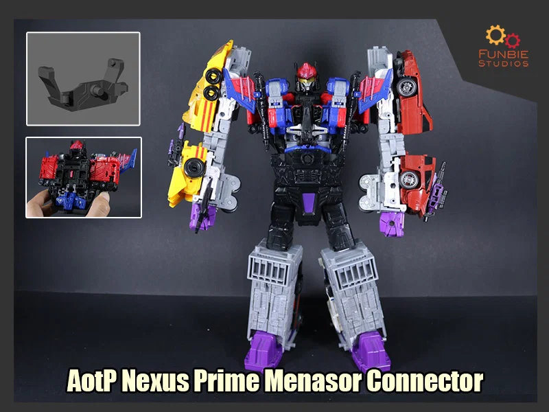 Đầu nối Nexus Prime Menasor cho mô hình Transformers AotP - Image 1