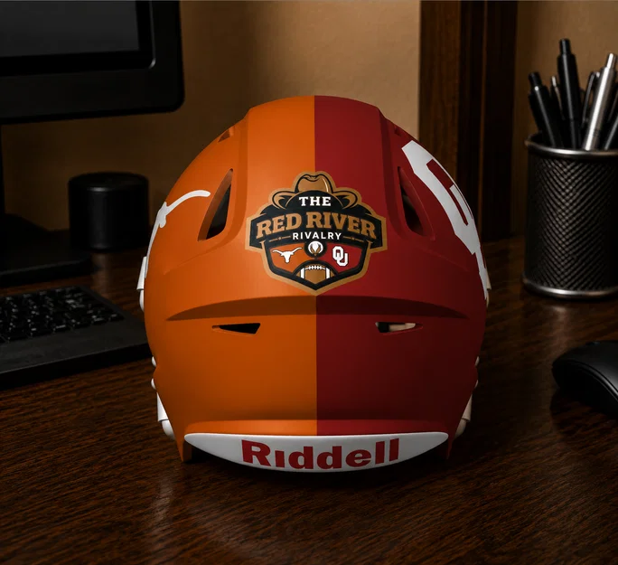 Mũ bảo hiểm bóng bầu dục Texas v. University of Oklahoma - Red River Rivalry - Image 1